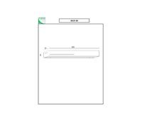 Fabas Luce Aplique de pared LED Banny, antracita, 50 cm de ancho, downlight LED hacia