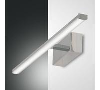 Aplique de pared LED Fabas Luce, modelo LB25, acabado cromado, 10W, 900 lúmenes, 3000K