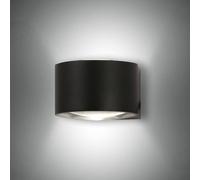 Fabas Luce Aplique LED de exterior Lao, negro