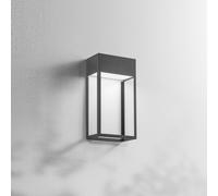 Fabas Luce Aplique LED para exterior Edo, gris oscuro, metal, 30 cm, IP65