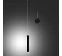 Fabas Luce Lámpara colgante LED Prado, negro, metal, atenuable