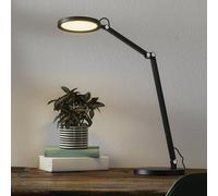 Fabas Luce Lámpara de mesa LED Regina con atenuador, negro