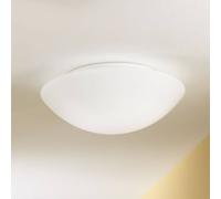 Fabas Luce Lámpara de techo Pandora, Ø 30 cm, cristal, blanco