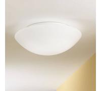 Fabas Luce Lámpara de techo Pandora, Ø 36 cm, cristal, blanco