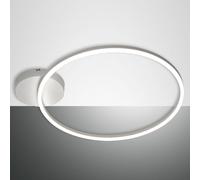 Fabas Luce Lámpara LED de techo Giotto, 1 luz, blanco
