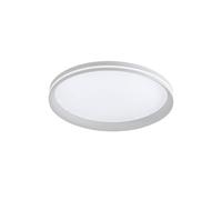 Fabas Luce Lámpara LED de techo Isy, blanca, Ø 45 cm, metal, CCT, atenuable