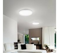 Isy - Fabas Luce Lámpara De Techo Led De Aluminio - Led Integrado 64w Ip20 Blanco