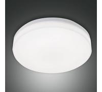Fabas Luce Plafón LED para exterior Trigo con sensor, blanco