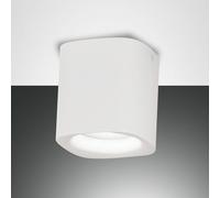 Fabas Luce Plafón Smooth, 1 luz, blanco, IP44