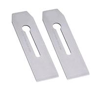 Fabater 2 Cuchillas Cepilladoras de Acero de 2.008 in, Cuchillas de Repuesto para Carpintería Tratadas Térmicamente para Cepilladora Manual, Accesorios de Cuchillos Portátiles para Cepilladora Manual,