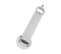 Fabater Abridor de Botellas Retráctil Multifuncional para Tarro, Atornillador de Tapa Ajustable de Acero Inoxidable 3 en 1 con Abridor de Pestañas, de Tarros de Palanca Científica para Tapas (Beige)