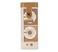 Fabater Aire Acondicionado Portátil, Ventilador de Refrigeración de Aire con Luz Nocturna con 3 Velocidades, Ventiladores Personales de 120 Ml con Niebla de Enfriamiento