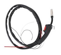 Fabater Antorcha de Soldadura MIG de Repuesto de 2 Metros 160-200A para Binzel, Kit de Montaje de Pistola de Soldadura de Gas CO2 de Alambre de 0,8-1,2 Mm con Cable de Cobre Reforzado, Ergonómico