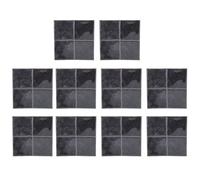 Fabater Azulejos Adhesivos de Pared, 10 Láminas de Mosaico de PU Brillante, 15x15 Cm, para Cocina y Baño, Impermeables, Diseño Más Grueso (10 hojas)