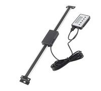 Fabater Báscula de Lectura Digital Precisa de 0-300 Mm para Tornos de Fresadoras, Kit de Escala Lineal con Pantalla LCD con Velocidad Rápida de/s, Aleación de Aluminio, Resolución de 0,01 Mm