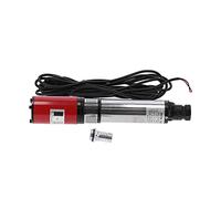 Fabater Bomba de Pozo Profundo de 24 V CC Bomba de Agua Solar de Gran Flujo y Elevación Alta Cabeza de 35 M Motor de Latón de 5 M³/h Impulsor Flotante Antiarena para Equipos Hidráulicos