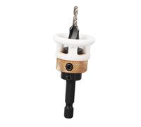 Fabater Broca Avellanadora de Acero de Aleación de 4 Flautas, Profundidad Ajustable para Carpintería, Avellanador de Orificio Cónico de Carburo de Tungsteno de 82 ° para Tornillos, Brocas Piloto M2