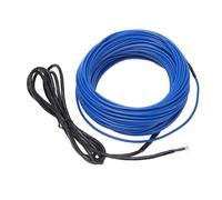 Fabater Cable Calefactor de Suelo de 15W/M 150W, Cable Calefactor Eléctrico de Temperatura Autolimitante a Prueba de Explosiones de 32, 8Pies para Protección contra Congelación de