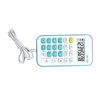 Fabater Calculadora de Bolsillo, Mini Portátil, Material ABS, Cálculo | Mini calculadora matemática con cuerda, diseño liviano, útiles escolares de oficina, uso diario para estudiantes, fácil de