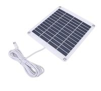 Fabater Cargador de Panel Solar para Batería Cámara 5W con Conectividad Tipo C Durable y Eficiente para Actividades Al Aire Libre 1 X Unidad