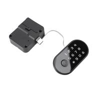 Fabater Cerradura de Gabinete de Huellas Dactilares sin Llave para Cajón Cerradura Electrónica Inteligente con Tarjeta de Contraseña, de Prevención de Robo para Archivador de Guardarropa, Capacidad