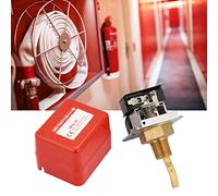 Fabater Controlador de Flujo de Agua con Paleta HFS-15 de 1/2", Interruptor de Flujo de Agua, 6-380 V, SPDT Ajustable para Tratamiento de, HVAC, Sistemas de Protección contra Incendios, Latón y
