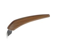 Fabater Cortador de Talla de Madera de Doble Filo, Ala de Paleta de Acero de Aleación Forjada a Mano con Ergonómico de Madera de Nogal para Marcar Carpintería, Tallar Manualidades