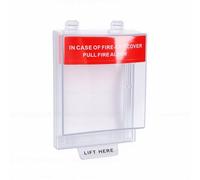 Fabater Cubierta de Alarma contra Incendios, Cubiertas Transparentes Protector de Punto de Llamada Manual para Protector de Interruptor Ignífugo, Uso en Interiores y Exteriores