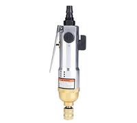 Fabater Destornillador Neumático Neumático de 1/4" Recto Industrial 8000-10500 Rpm Destornillador Reversible de Velocidad Ajustable, Martillo Doble, par de Torsión de 35 N.m