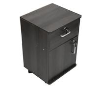 Fabater Gabinete Archivador Móvil, Construcción Robusta con Archivador Rodante Gabinete con Cerradura Debajo del Escritorio con Ruedas y Cerraduras para Oficina en Casa (Color Nuez)