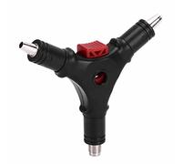 Fabater Herramienta de Compresión Pelacables con Conector F 4 en 1 para Cable Coaxial RG59 RG6, Pelacables Coaxial con Cabezal de Refuerzo de Acero, Herramienta de Compresión Manual de Alta
