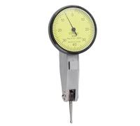 Fabater Indicador de Prueba de Dial de Precisión 0-40-0 de 0,01 Mm, Indicador de Dial de Rieles de de Milano con 2 Sondas de rubí, Rango de Medición de 0-0,8 Mm, Sonda Giratoria de 180°, Medidor (2