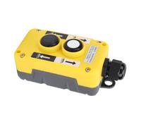 Fabater Interruptor de Botón de Grúa de Polipasto Eléctrico a Prueba de Lluvia AC250V 5A 500V 2A COB-T1 Controlador de Conducción Industrial hacia Arriba y hacia Abajo con IP68 a Prueba de Agua,