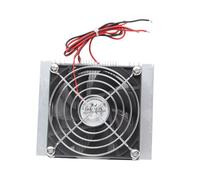 Fabater Kit de Bricolaje de Refrigeración para Espacios Pequeños Módulo de Placa Peltier Termoeléctrica Enfriador de Semiconductores de 60 W y 12 V con Ventilador para Gestión Térmica de Equipos