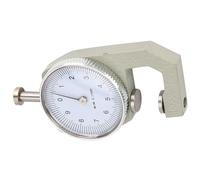 Fabater Medidor de Espesor de Esfera Redonda de 0-10 Mm Herramienta de Medición de Cabeza Plana para Joyería Película de Papel de Cuero - Medidor de Precisión Duradero de Acero Plástico Portátil