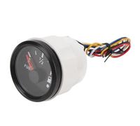 Fabater Medidor de Marino Universal de 52mm Medidor de Digital de 240-33 Ohmios para Barco Yate RV DC9-32V (Esfera negra, bisel negro.)