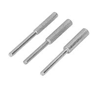 Fabater Piedra Afiladora de Motosierra, 30 Uds., Lima de Esmeril de 4,0mm, 4,8mm, 5,5mm para Kit de Herramientas de Afilado de Motosierra Eléctrica con Vástago de 3mm