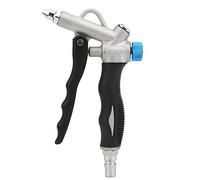 Fabater Pistola Neumática de Soplado de Polvo, Plumero de Aire Industrial Ajustable G1/4 Pulgadas, 2 Boquillas, Regulador Giratorio, Herramienta de Limpieza de Compresor de Mano para Espacios