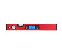 Fabater Regla de Nivel Digital de 400 Mm con Pantalla LCD, Transportador Digital Magnético de Aleación de Aluminio, Nivel Electrónico con Retroiluminación, Herramienta de Nivelación de Precisión de
