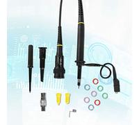 Fabater Sonda de Alto Voltaje para Osciloscopio P4250 100:1 2KV 250MHz BNC Kit de Cables de Prueba con Pinza de Cocodrilo, Accesorios de Osciloscopio de Alta Precisión para BNC Estándar