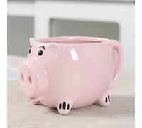 Fabater Taza de Cerámica de Cerdo Linda, Taza Rosa de 400 Ml, Cómodo, Boca Suave, Forma Encantadora para café, té, Leche, Bebida Caliente, Agua, de Cerámica para Animales, Regalo