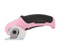 Fabater Tijeras Eléctricas Inalámbricas para Corte de Tela, Tijeras Portátiles Recargables de 240 RPM para Alfombras, Esponja, Cuero, Papel Kraft con Bloqueo de Seguridad, Tela Giratoria Ergonómica