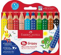 Faber-Castell Lápices de color Colour Grip 110624 multicolor 10 piezas