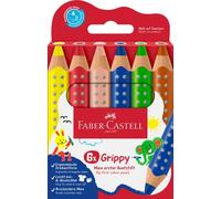 Faber-castell 110630 lápiz de color azul, verde, naranja, rosa, rojo,