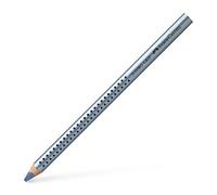 Faber-Castell 110984 - Caja con 12 Ecolápices Jumbo Grip Metallic - Azul metálico