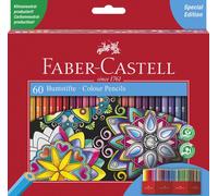 Faber-castell 111260 - set de lápices de colores castle, 60 piezas, h