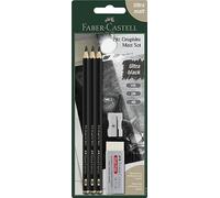 FABER-CASTELL - Juego de lápices Pitt Graphite Matt, 5 unidades
