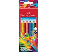 Faber-Castell 116512 - Estuche con 12 Lapices de Colores Triangulares - Multicolor