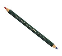 Faber-Castell - Estuche 117500 Ecolápices bicolor 873 grueso hexagonal 12 unidades Rojo/Azul