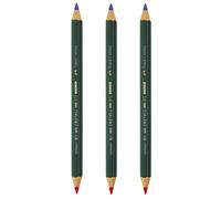 Faber Castell 117500 - Lápiz Bicolor Goldfaber Rojo/Azul (Pack de 3 Uds.)
